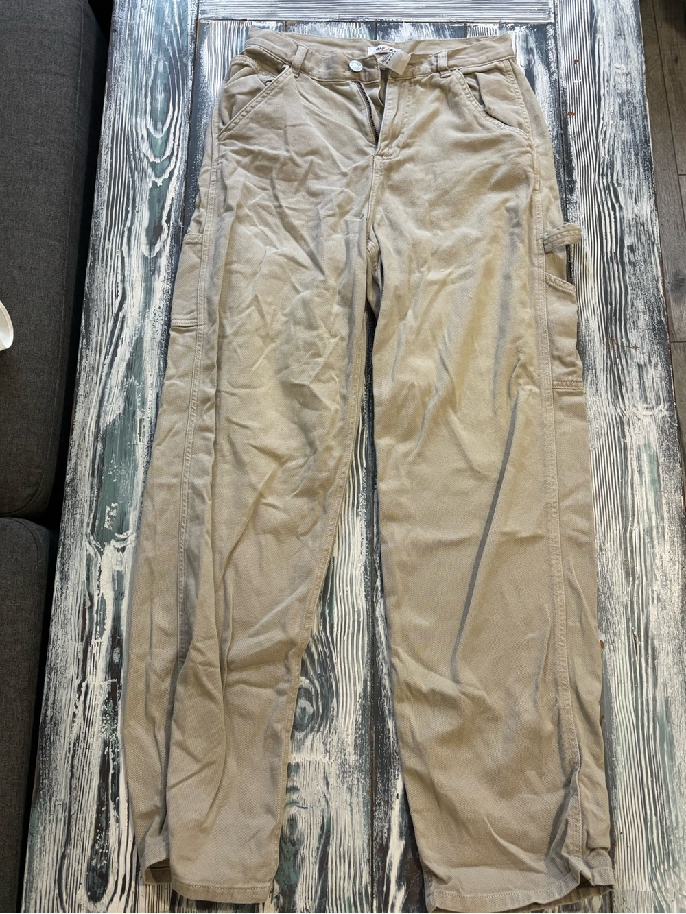 Garage Beige Carpenter pants